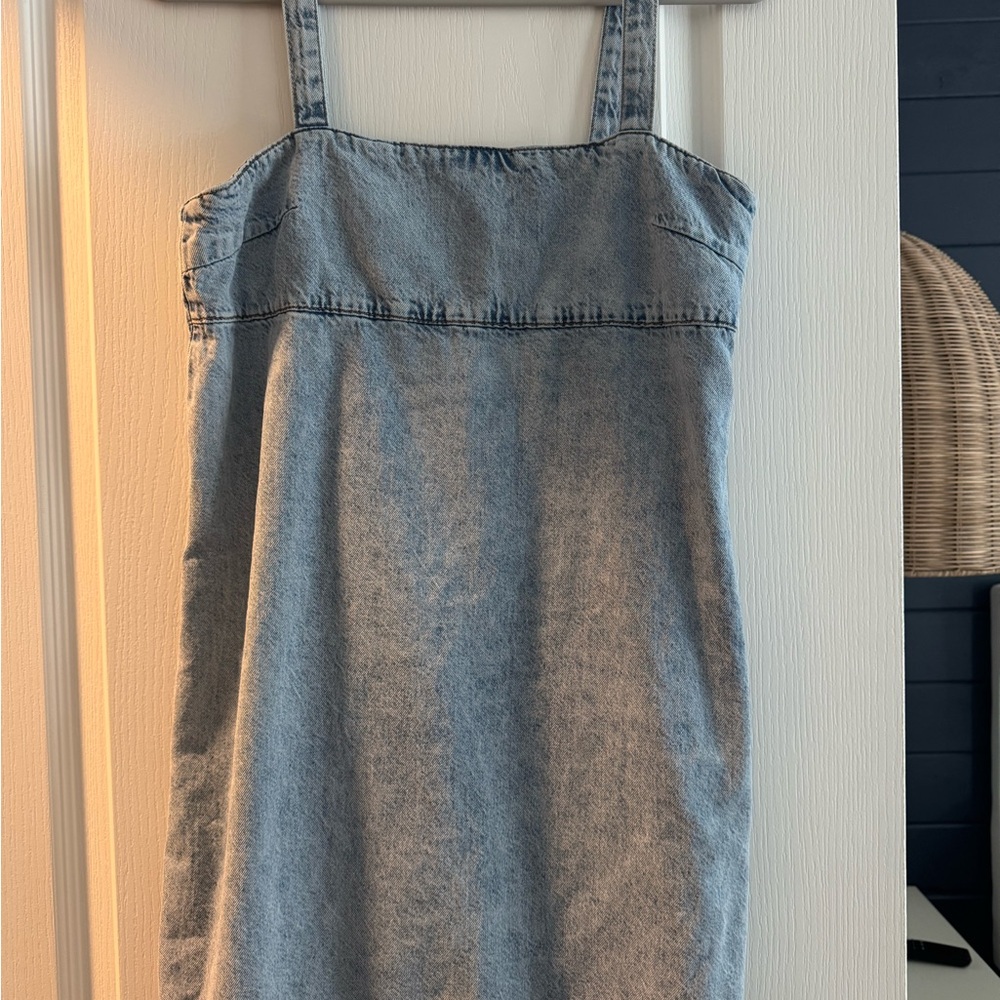 Mango Blue Denim Top